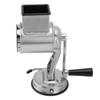 Manual Cheese Grater Shredder Stainless Steel Kitchen Hand Crank Grinder with 5 Interchangeable Blades and Handle for