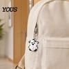 Cute Keyring Accessory 3D Printed Animals Fidget Clicker Keychain, Anxiety Stress Relief Animal Keychain Sensory Toy, Cartoon Charm for Backpack,
