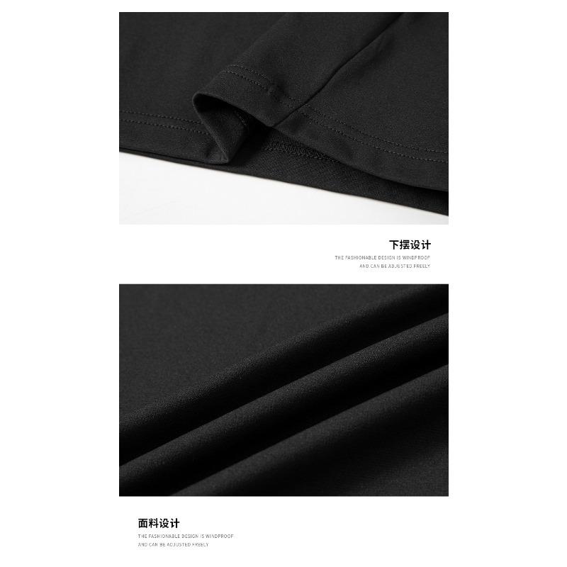 Solid Color Sweatshirt Men's Round Neck Long-sleeved T-shirt Autumn and Winter Bottoming Shirt Fashionable Casual Top