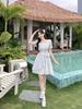 Princess Style Plus Size 2026 Sweet Summer Mesh Bow Dress