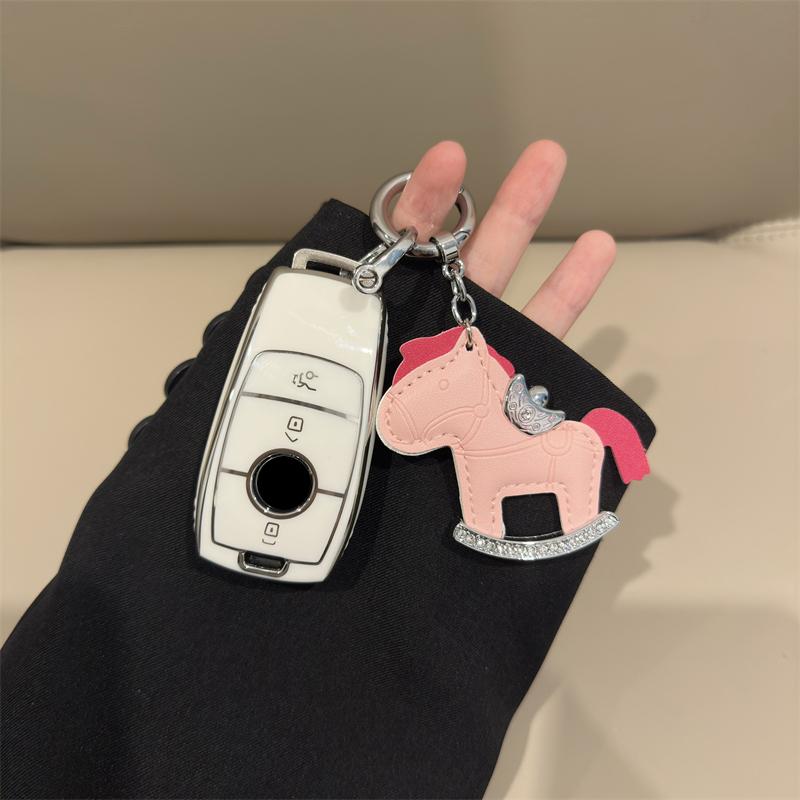 TPU Car Key Case Cover Shell Fob For Mercedes Benz A C E S G Class GLC CLE GL CLA GLB GLS W177 W205 W212 W213 W463 W222 X167 AMG
