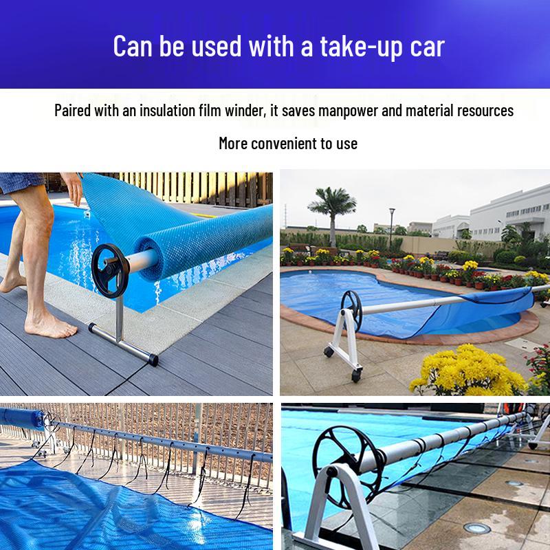Children's Pool Bubble Insulation Cover - Dustproof & Heat Retaining Film for Pools and Hot Springs.