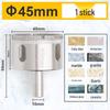 Alloy Glass & Tile Hole Drill Bit Set