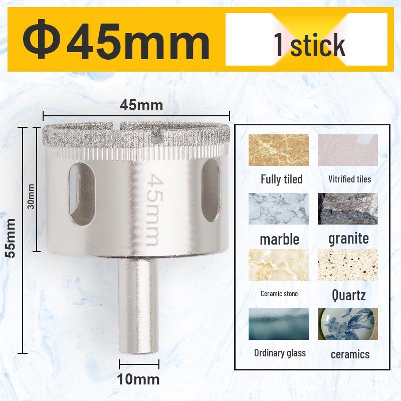 Alloy Glass & Tile Hole Drill Bit Set