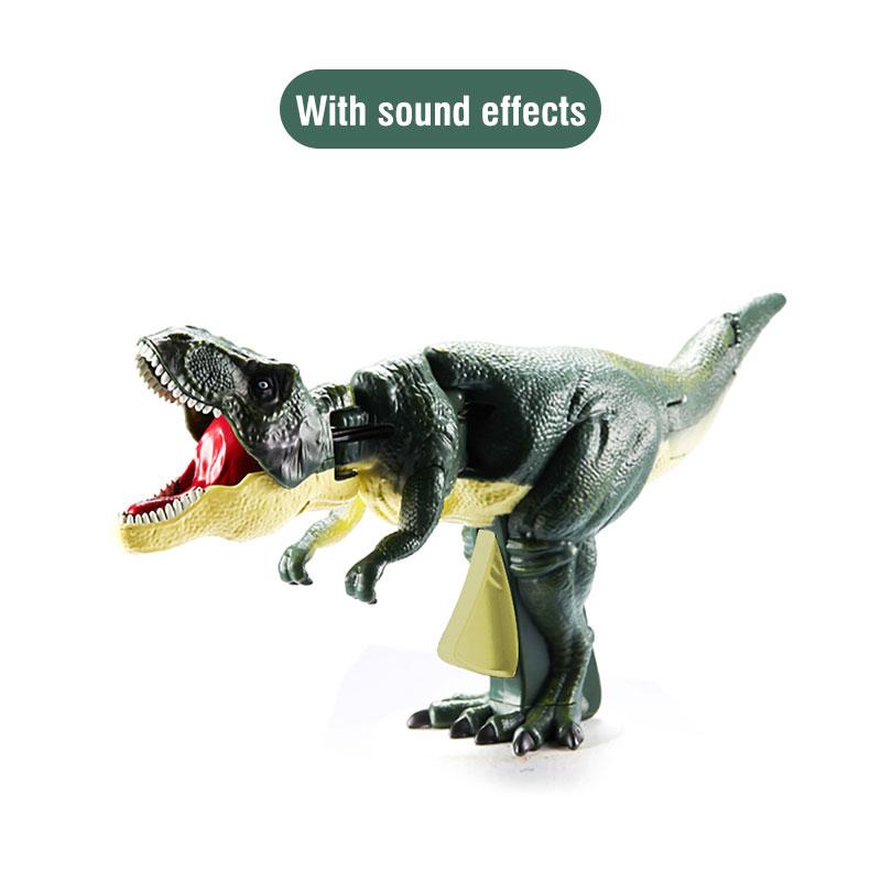 Zazaza Dinosaur Swinging Toy Press zaza Dinosaurs Anti Stress Figures Toys Dino Simulation Animals Model Toys for Children Kids