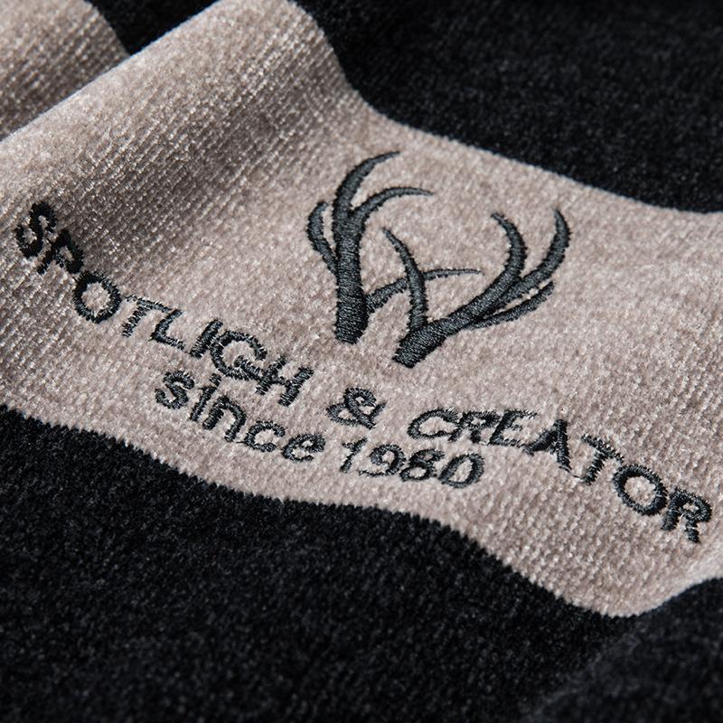 Pull en cachemire chenille pour homme, tricot pour homme, automne et hiver, nouveau pull brodé, épais