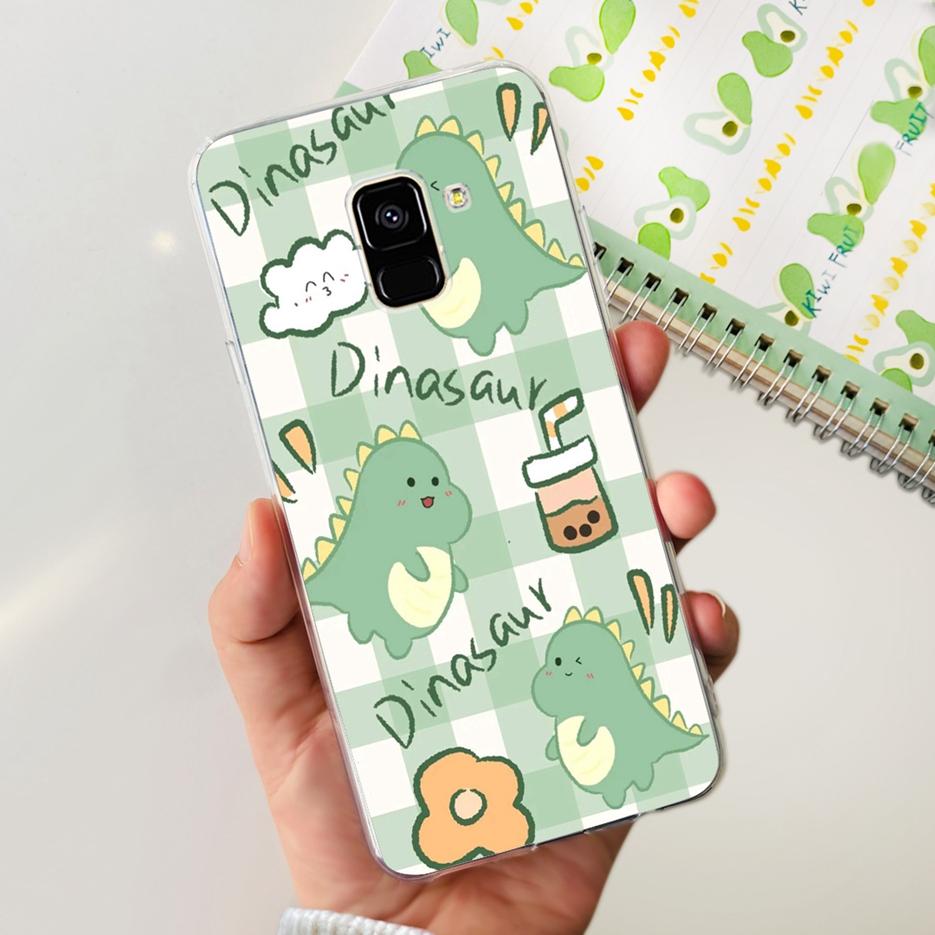 For Samsung Galaxy A8 2018 Case SM-A530F New Fashion Painted Cover Soft Silicone Phone Case For Samsung A8 Plus A8+ A730F Bumper