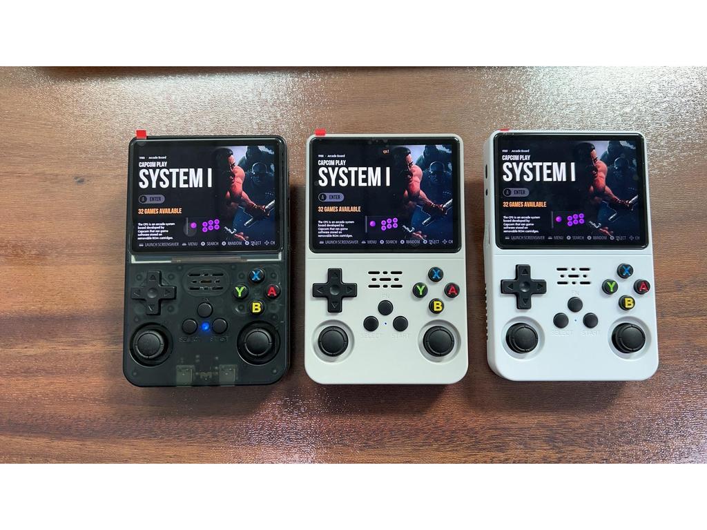 R36S Tragbare Retro-Spielkonsole - Handheld Duales System für PSP, GBA, Arcade-Spiele.