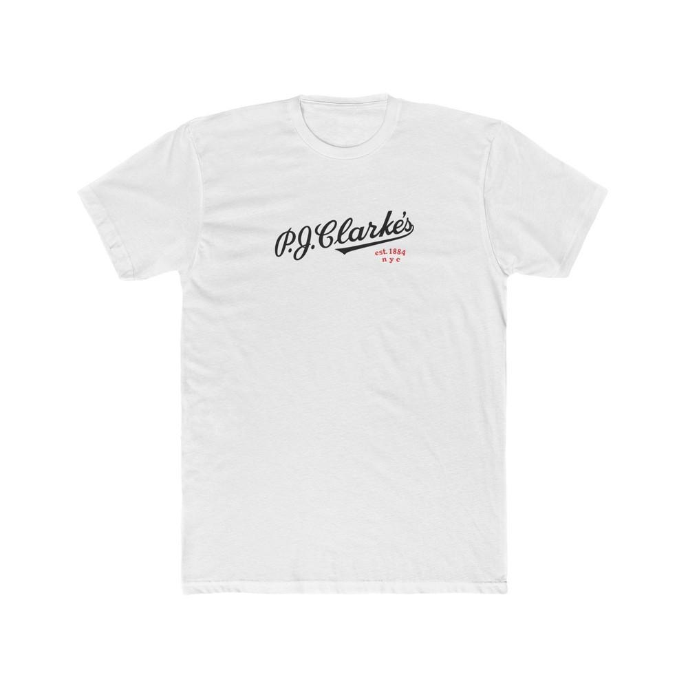 P.J. Clarke#039;s Restaurant Bar Men#039;s Cotton Crew Tee Manhattan New York City Unisex T-Shirt XXXL