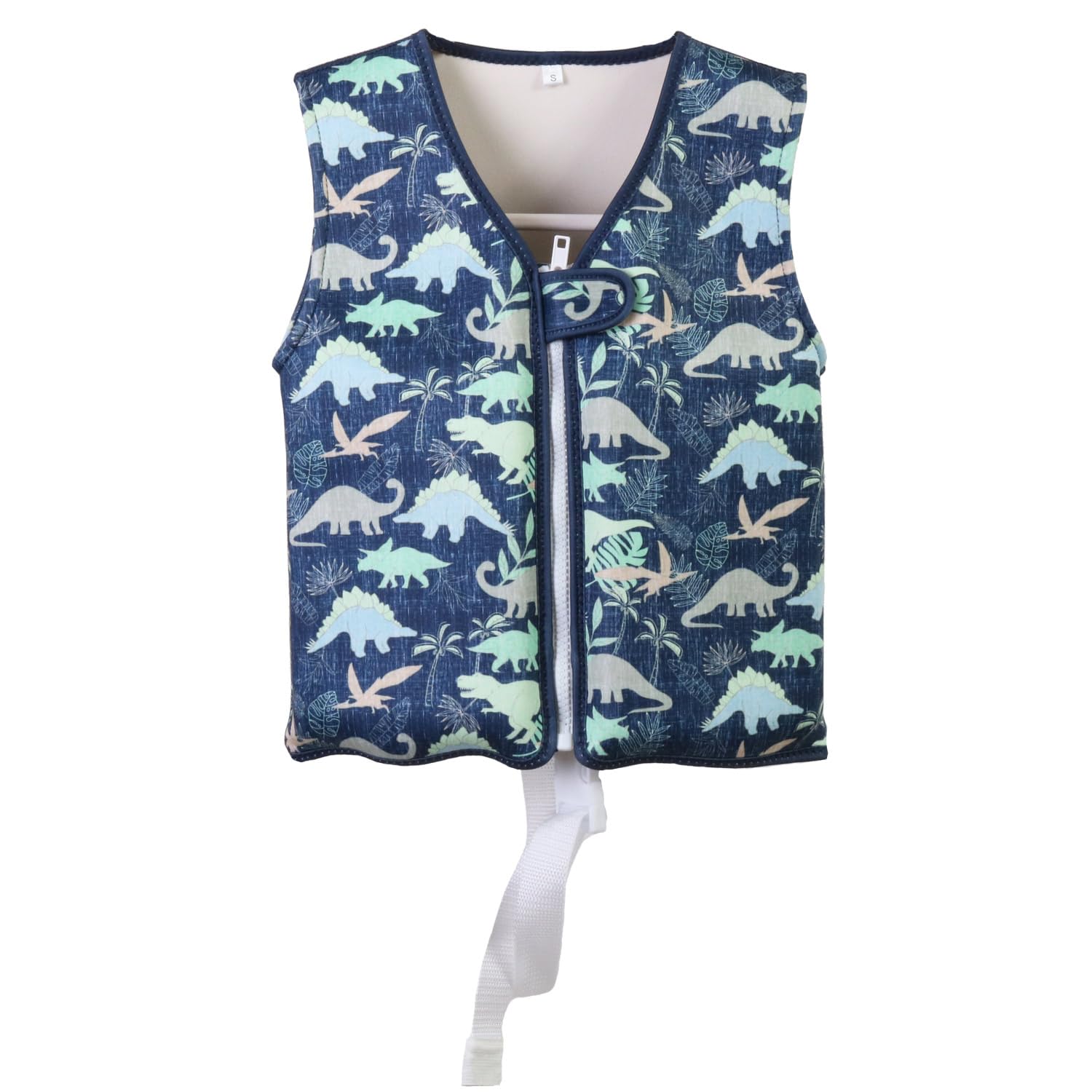 

IMAGINE Boys Dinosaur Floating Vest 285703 Navy Medium