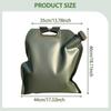 Soft Oil Bag Bladder Fuel Container Convenient Replacement Foldable for Outdoor Use