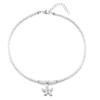 Bohemian Starfish Pendant Pearls Bead Necklace Adjustable Length Portable Jewelry for Beach Vacation and Parties
