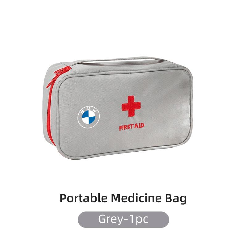 

2025 Горячий Логотип Автомобиля Портативная Аптечка Органайзер для Лекарств Мини-Аптечка для Путешествий Для BMW E46 E90 E60 F10 E39 F30 E36 F20 E87