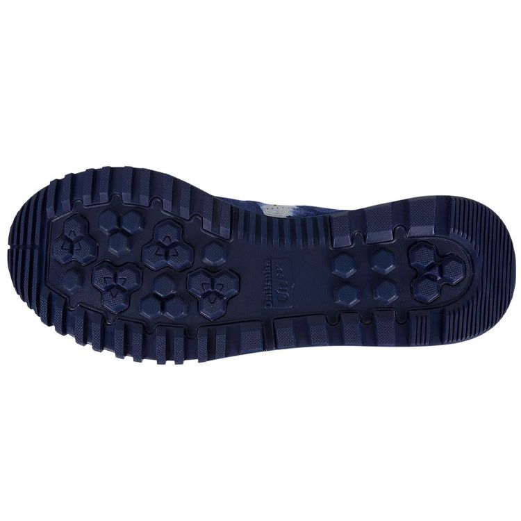 Onitsuka Tiger Samsara Suede Casual Comfortable Slip Resistant Durable Low Top Lifestyle Shoes Men sneaker Tie-Dye-Blue D7H0L-4949