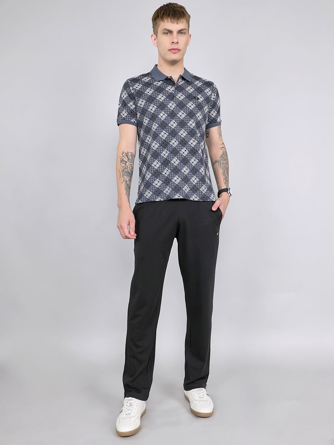 Monte Carlo Mens Regular Fit Solid Lower Set L темно серый
