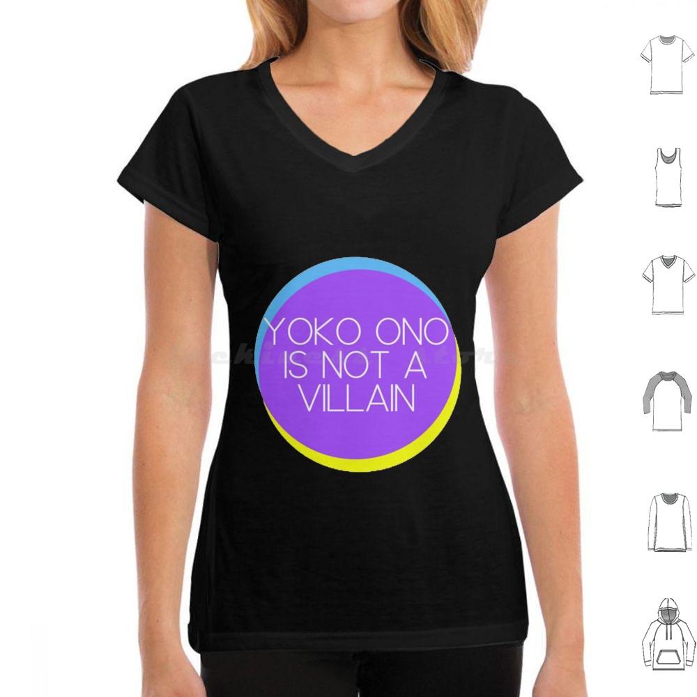 Yoko Ono Is Not A Villain Essential T Shirt 6xl Cotton Cool Tee Yoko Ono Yoko Peace The Music Ono 60s Imagine John Ringo Love