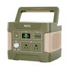 EEIVOL Portable Power Iron 400W AC Output High Over High BMS Battery 100W Fast PSE LED Pure Sine MPPT Solar Charging Station, Phosphate,