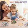 DIY Mosaic Tiles Crafts Kits for Adults, Mixed Stained Glass Mosaic Kit with 2 Sets Wooden Coaster Making Materials Package,Mosaic Adult Crafts for