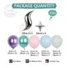 Ocean Maca Blue-Green Mermaid Tail Aluminum Film Latex Balloon Chain Set Beautiful Proposal Anniversary Arrangement
