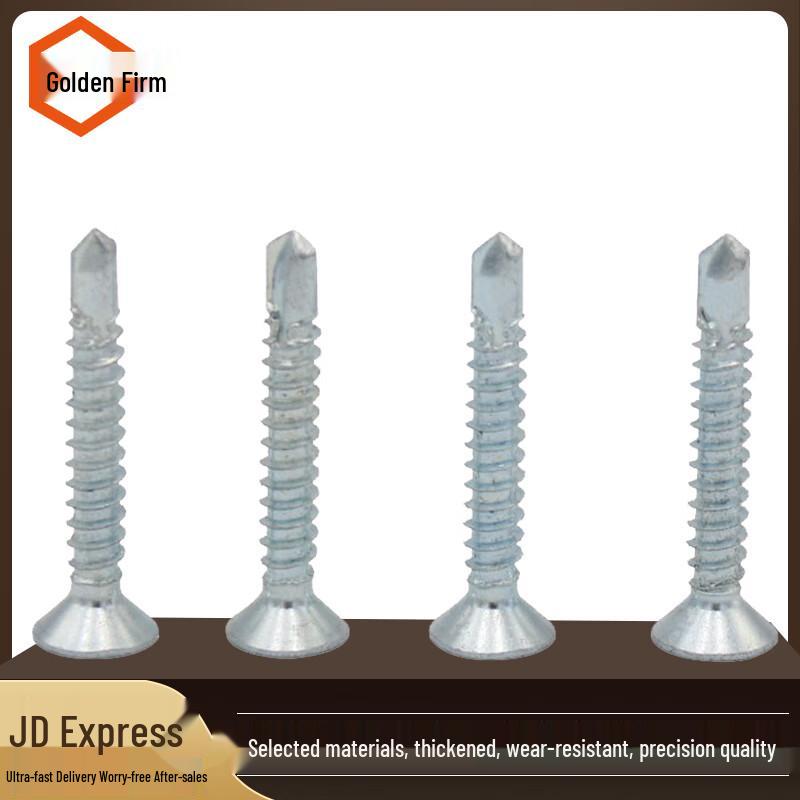 Kingula Galvanized Countersunk Head Self-Drilling Screws