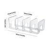 Handbag storage rack Organizer 4 Slots Transparent Closet Purse Storage Rack Acrylic Wardrobe Bag Storage Holder Purse Display