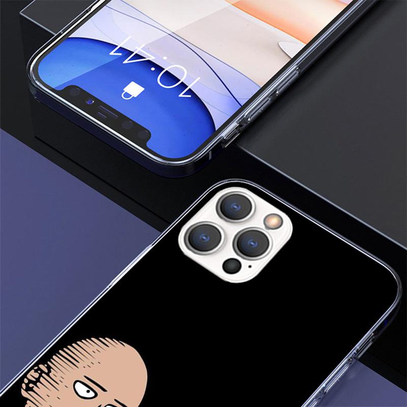 One-Punch Man Anime Phone Case For iPhone 17 Air 16 Pro Max 16E 15 + 14 Plus 11 12 13 Mini 7 8 SE Gift Print Cover Fundas 17 Air
