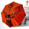 1pc Jagermeister Automatic Open/close, Portable Folding Umbrella for Women & Men,Compact Parasol, Outdoor Accessory,, Durable Frame Yy250809205