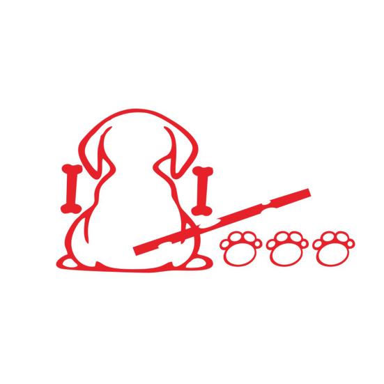 3Pcs/Set Car Funny Sticker Sun-proof Fine Workmanship Waterproof Puppy Dog Car Rear Windshield