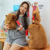 Capybara Cartoon Nosepicking Plush Doll Figure Candy Toy Room Decor Gift Girl