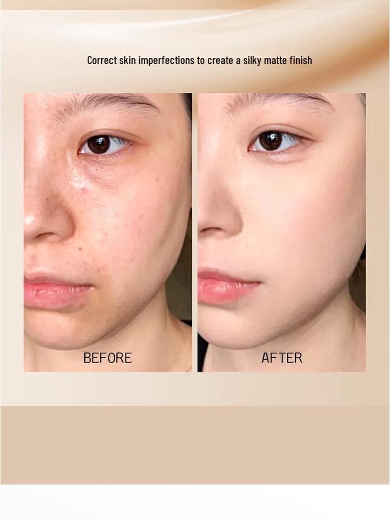 Pearl Hydrating Long-Lasting Concealer Cushion: Non-Cakey, Non-Creasing, Waterproof, Oil-Control, Soft Focus BB Cream Foundation.