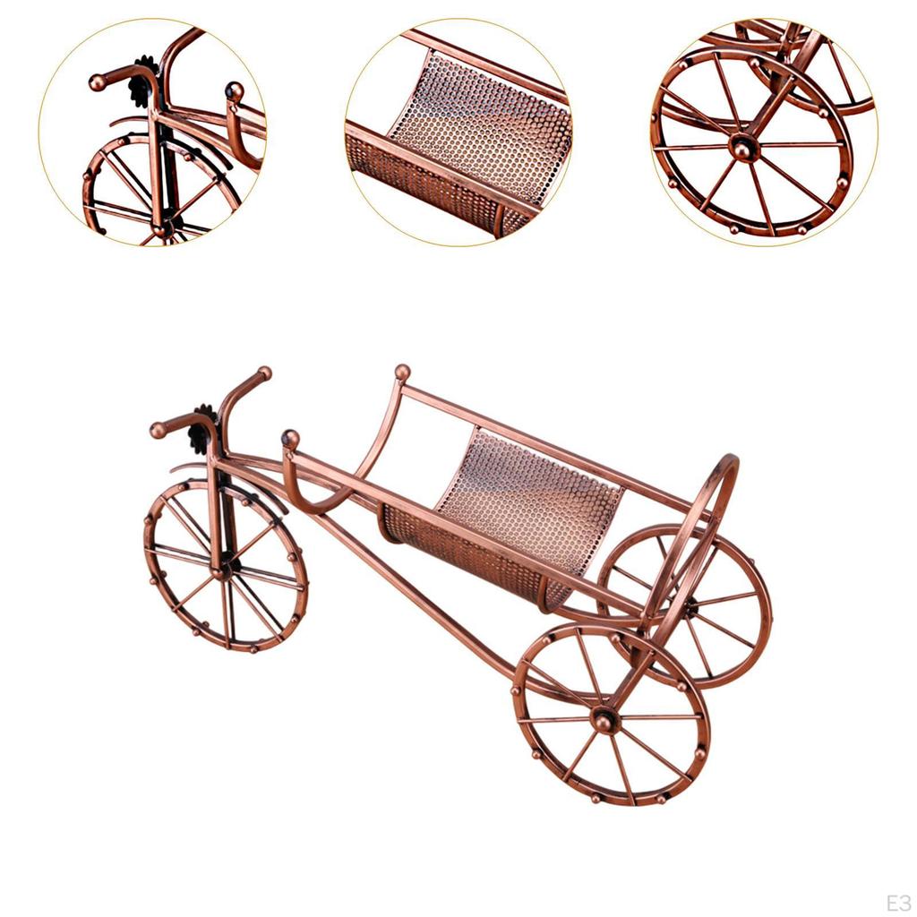 Freestanding Iron Wine Holder for Bottle in Kitchen And Party Settings