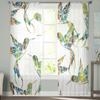 Tende in Tulle Colibrì Astratto Soggiorno Cucina Tenda in Chiffon Camera da Letto Balcone Tenda Velata Moda Arredamento Casa