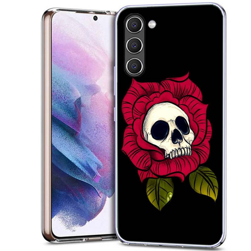 Bright Red Roses Flowers Phone Case for Samsung A54 A14 A24 A34 A17 A37 A57 A55 A35 A25 A15 A13 A23 A33 A53 A07 A05S A04S A03 A7