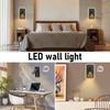 LED Minimalist USB Charging Wall Lamp With Dual Control Switch, Lamp Head Can Rotate 330 ° For Indoor Bedside Corridor Lighting