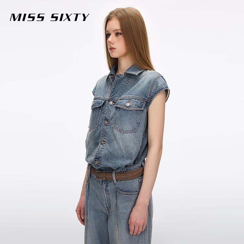 MISS SIXTY Women's 2026 Spring Lyocell Denim Jumpsuit