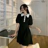 Casual Polo Dress Women's Summer New Small Loose Pear-shaped Figure Slightly Fat and Thin A-word Skirt