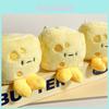Adorable Plush Cheese Toy Keychain Soft Pp Cotton Cute Doll Perfect Gift