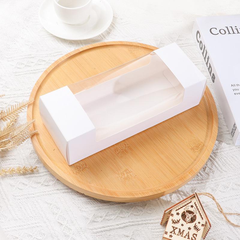WTEMPO White Clear Window Gift Boxes Creative DIY Small Items Packaging Boxes Foldable Presents Display Boxes for Birthday Wedding