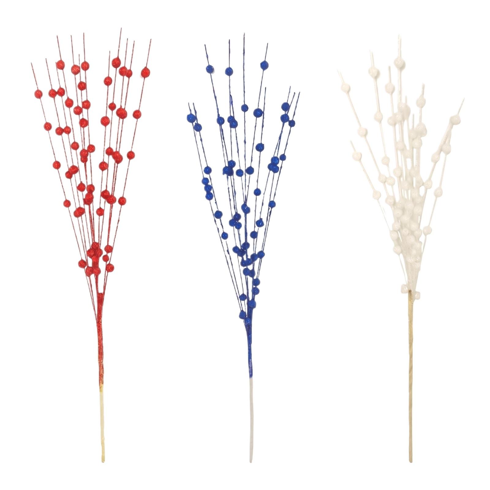 

Decorative Artificial Branches with Glitter Spheres for Indoor Party and Holiday Home Decoration Festive Arrangement Bundle One Size