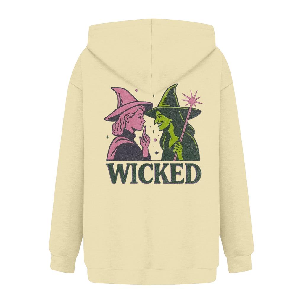 Women's Fashion Casual Long Sleeve Loose Printed Pullover Sports Long Sleeve Hooded Sweatshirt
