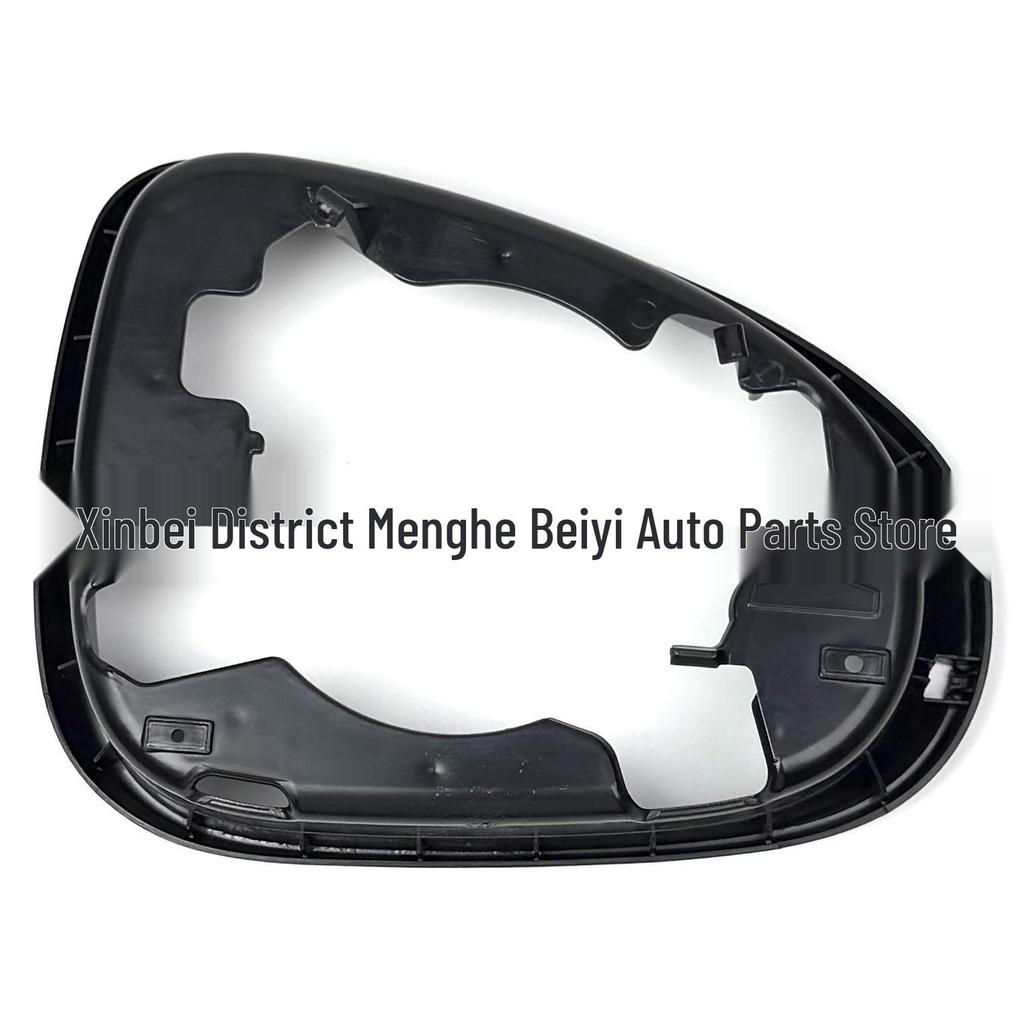 Rearview Mirror Frame for Volkswagen Touareg 2011-2018: Reflective Lens Housing & Side Shell
