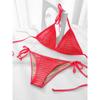 Push Up Split Bikini Watermelon Red Sexy Bikini Swimsuit Sweet and Sexy