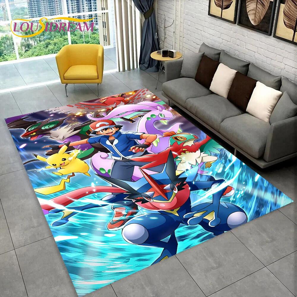 Cute Cartoon Japanese Anime Games Rug Carpet for Living Room Bedroom Home Decor,Floor Mat Non-slip Decoration for Sofa Doormat