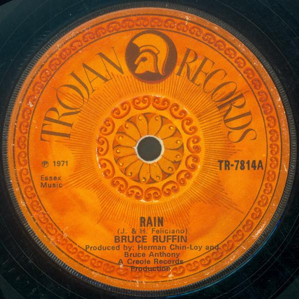 

LP Record BRUCE RUFFIN - Rain 1500008 Trojan Records 1974 UK Folk Used