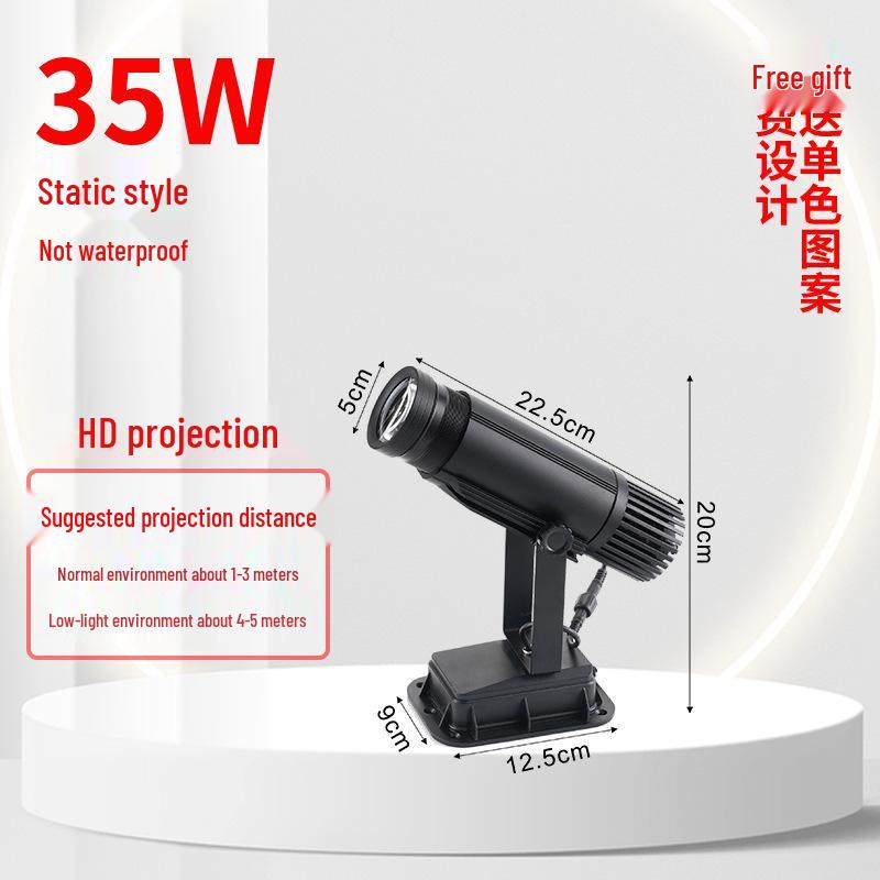 Outdoor Pattern Projection Light - Industrial Warning & Decorative Lighting