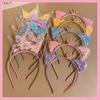 Cat Ears Quicksand Hair Band Crown Rabbit Ears Children's Hair Accessories Students Share Kindergarten Prizes Sequined Elements