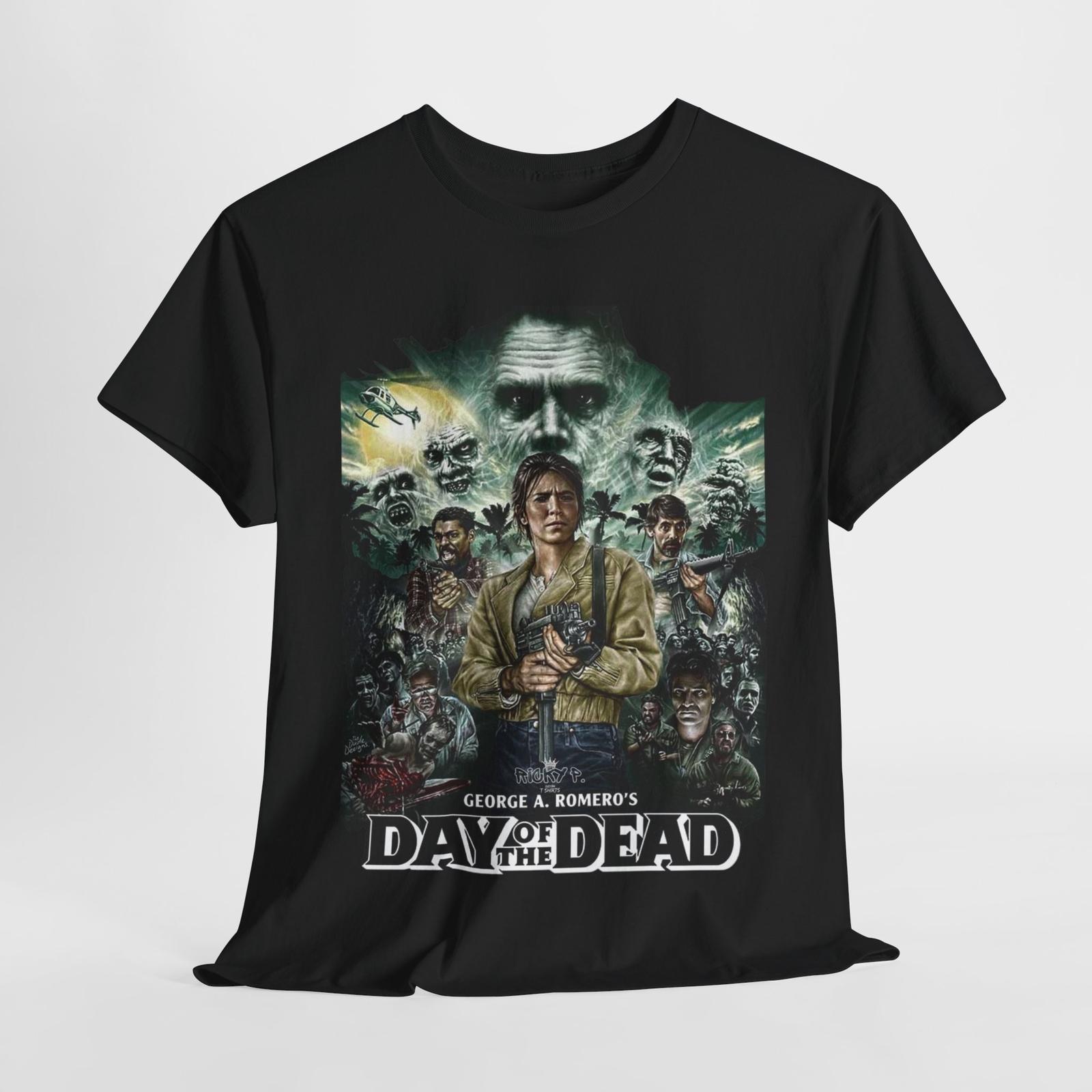 Day of the Dead 1985 George A Romero Movie T Shirt Unisex Heavy Cotton Tee L