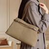 New Genuine Leather Handbag Commuting Texture Matte Texture Shoulder Bag Large Capacity Vintage Suede Handheld Tote Bag