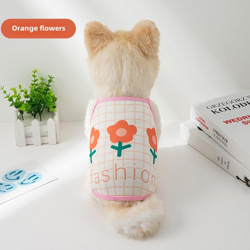 Velký mazlíček pes pes kočka oblečení vesta jaro a léto chladný teddy magic bojové potřeby