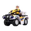 Quad de police sam le pompier avec figurine malcolm et accessoires - simba.dickie.group - blanc
